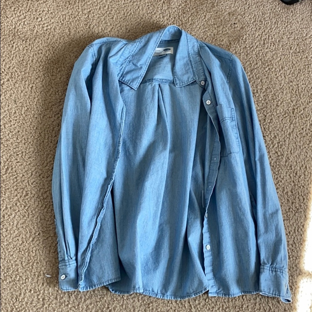 Jean Button Down Shirt